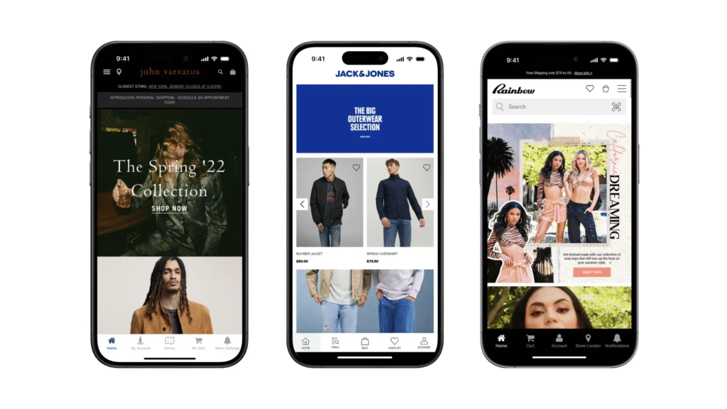 vista móvil optimizada, botones grandes y diseño amigable